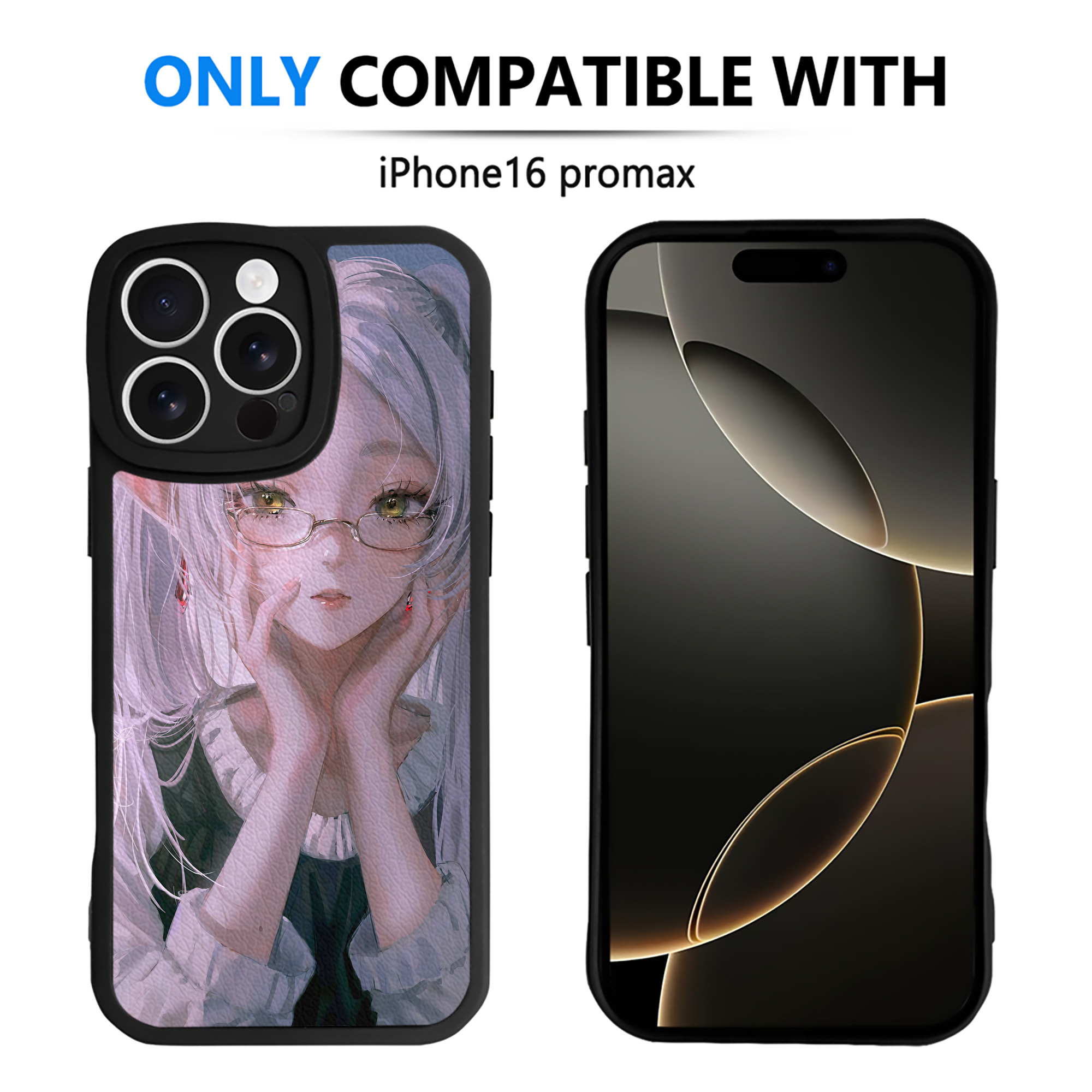 （画像用） 葬送のフリーレン Frieren 【iPhone 16シリーズ対応】シリコンスマホケース（レザー調） 材質：シリコン